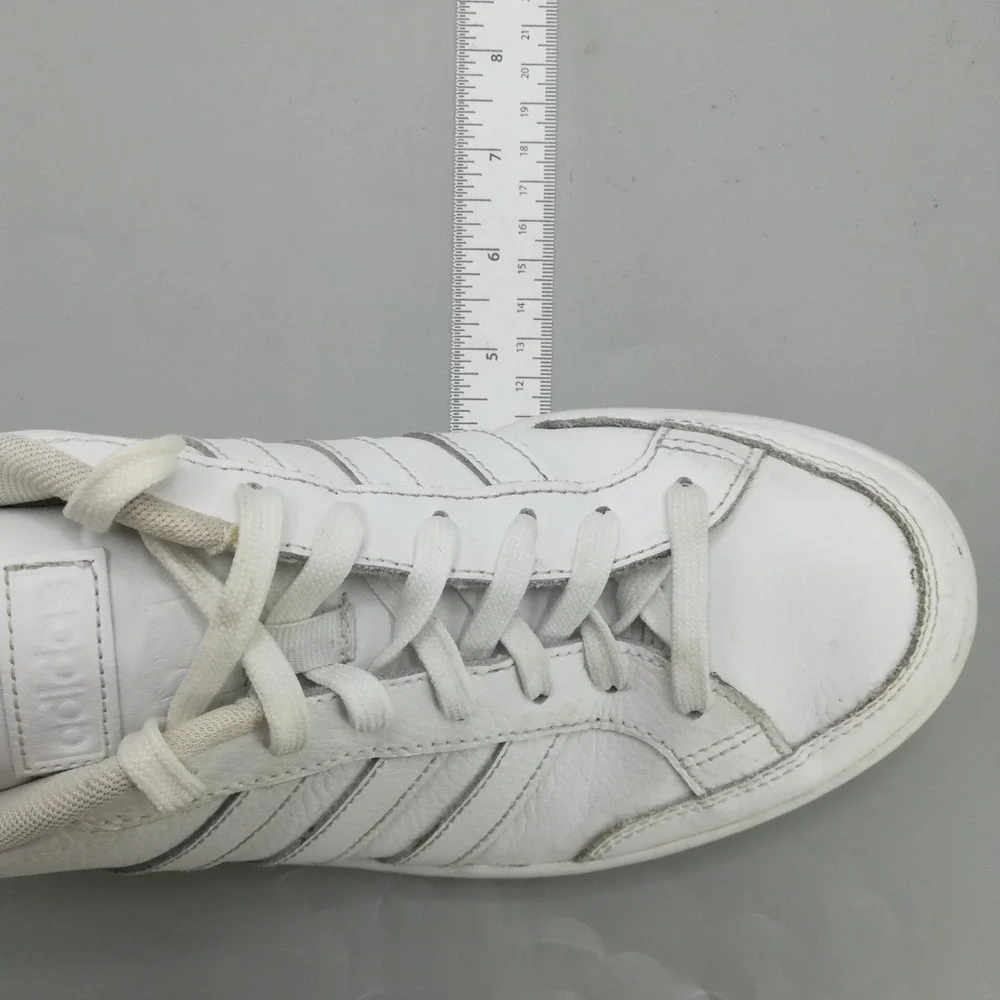 Adidas‎ Shoes Womens Sneaker Grand Court SE Tennis White Leather Black 10
